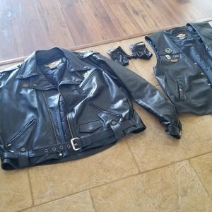 Motor cycle leather jackets